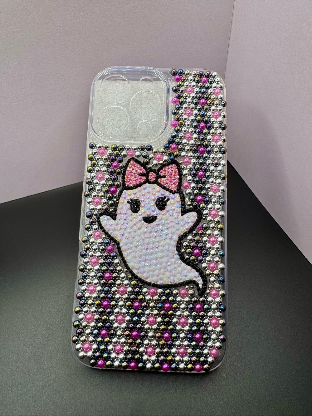 Halloween Rhinestone IPhone 16 Pro Max Case